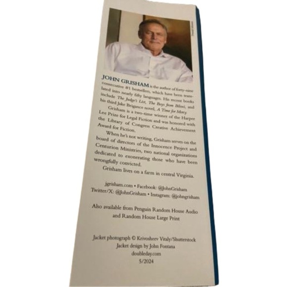 Camino Ghosts Hardcover Book By John Grisham May 2024 1st Edition - Picture 5 of 7